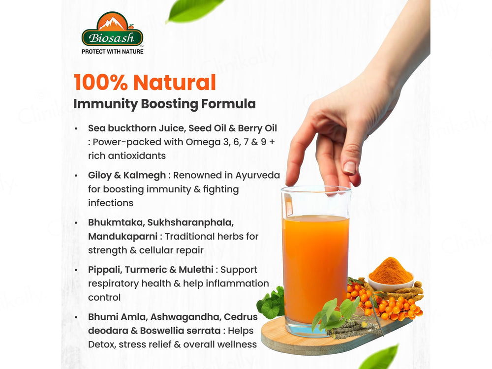 Biosash Sea Buckthorn Immunosash Juice