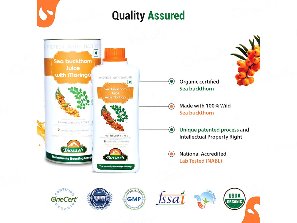 Biosash Sea Buckthorn Juice With Moringa