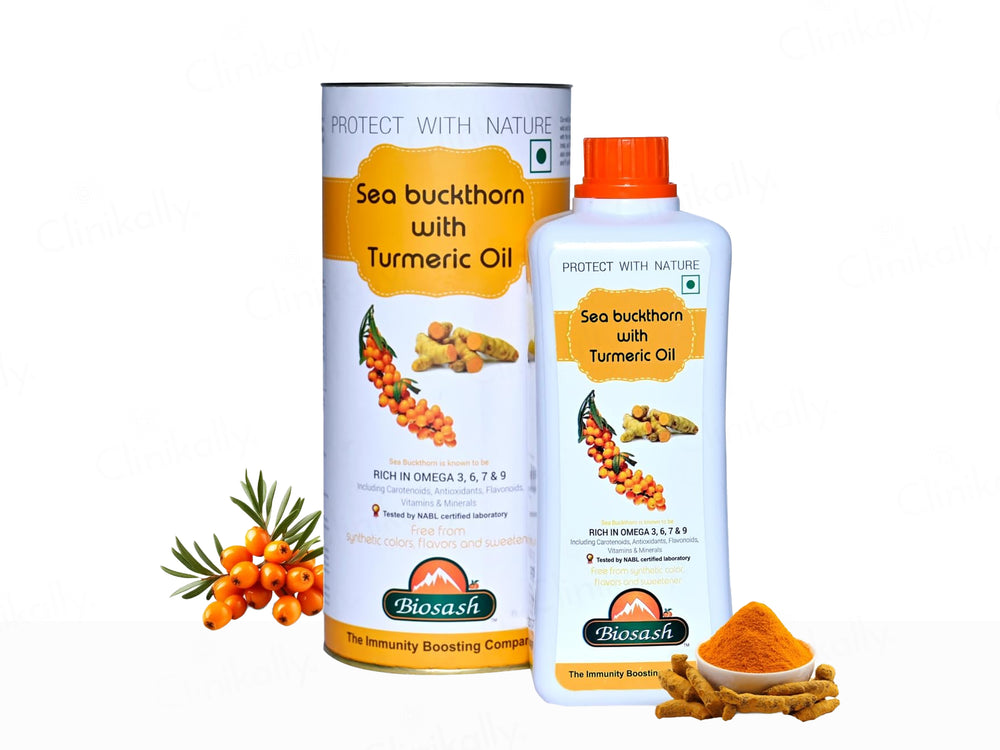 Biosash Sea Buckthorn Juice With Turmeric Oil
