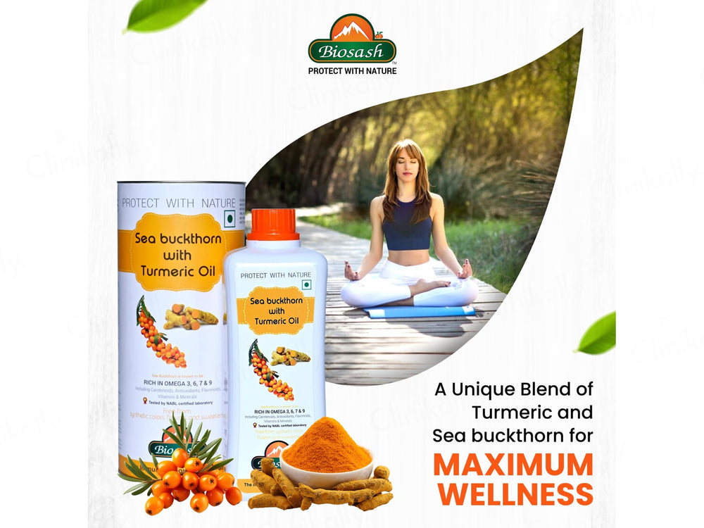 Biosash Sea Buckthorn Juice With Turmeric Oil
