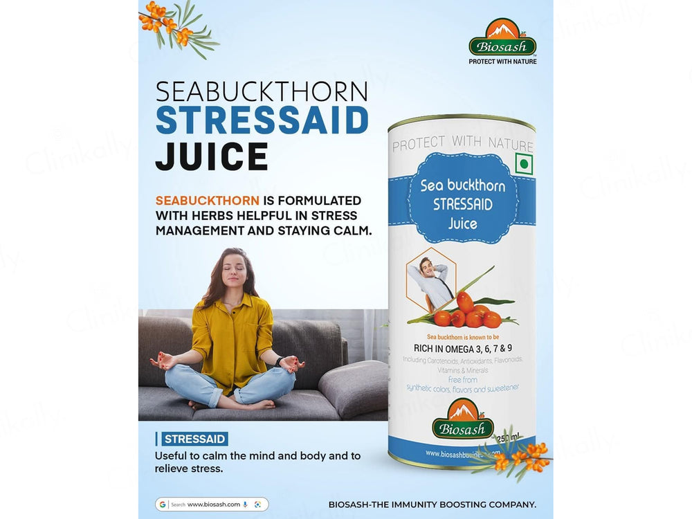 Biosash Sea Buckthorn Stressaid Juice