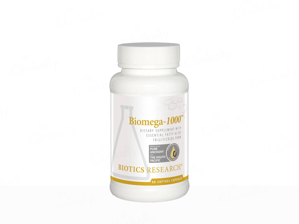 Biotics Research Biomega-1000 Dietary Supplement Softgel Capsule