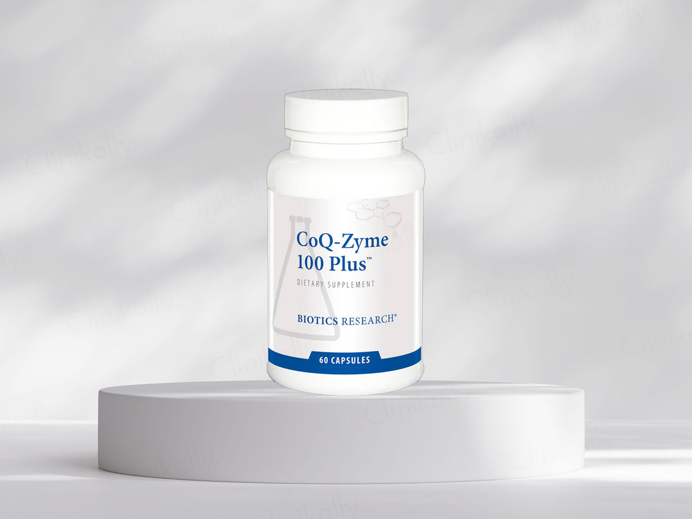 Biotics Research CoQ-Zyme 100 Plus Dietary Supplement Softgel Capsule
