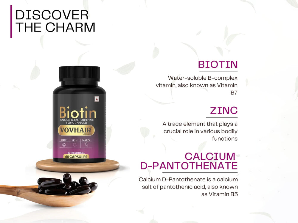 Biofaith Vovhair Biotin Nutraceutical Capsule