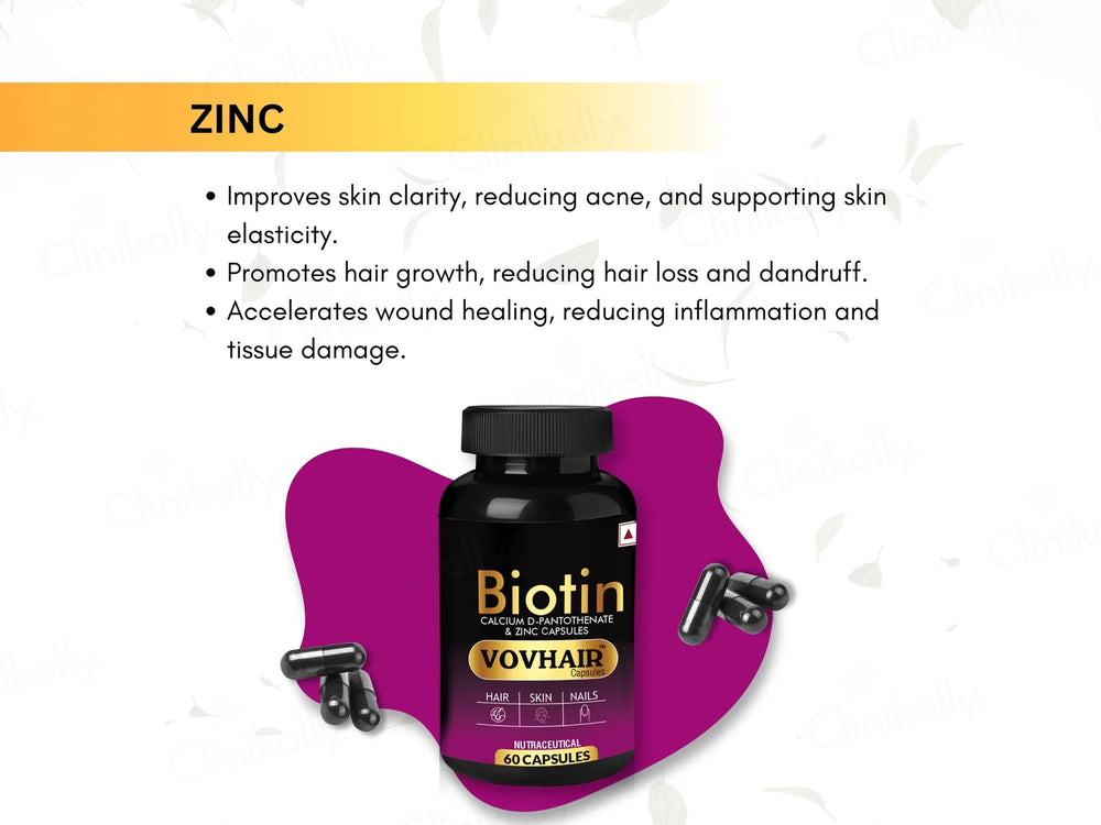 Biofaith Vovhair Biotin Nutraceutical Capsule