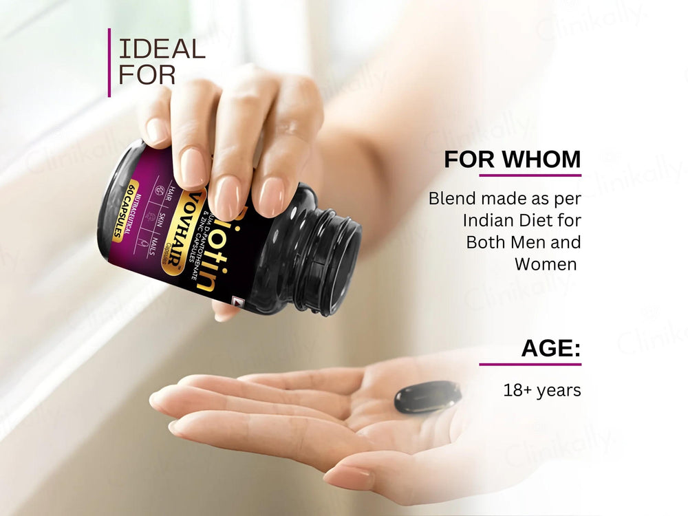 Biofaith Vovhair Biotin Nutraceutical Capsule