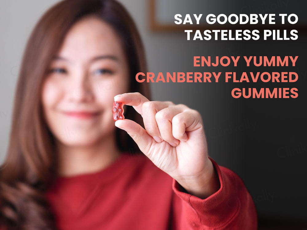 Carbamide Forte Natural Biotin Gummies For Hair Growth - Strawberry Flavour