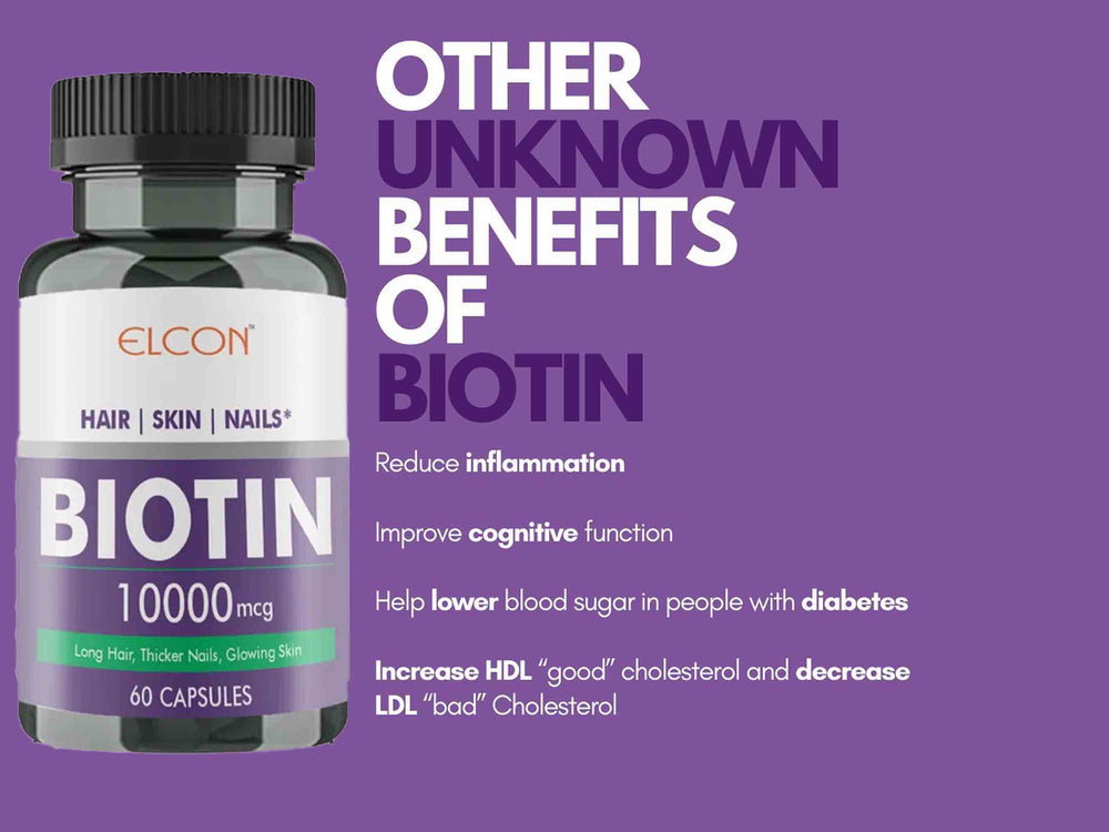 Elcon Biotin 10000mcg Capsule