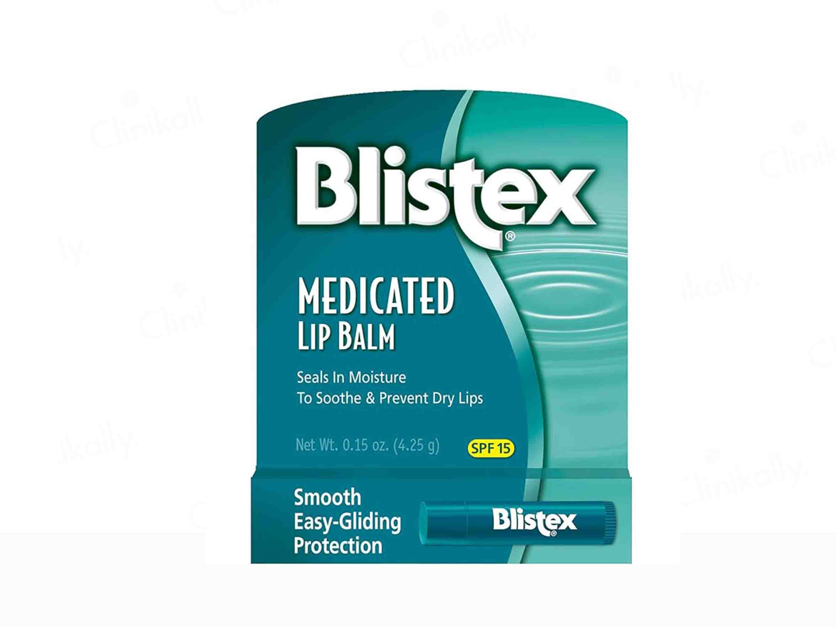 Blistex Medicated Lip Balm SPF 15 - Clinikally