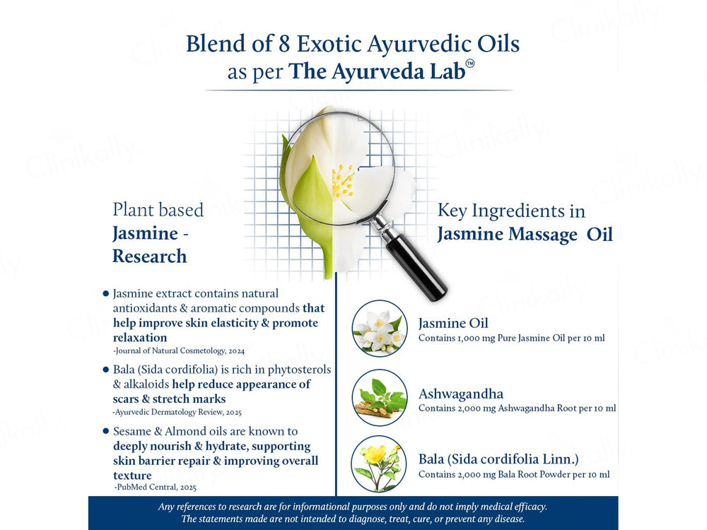 Blue Nectar Balalakshadi Jasmine Bath & Body Massage Oil