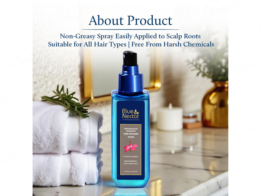 Blue Nectar Briganantadi Rosemary Hair Growth Tonic