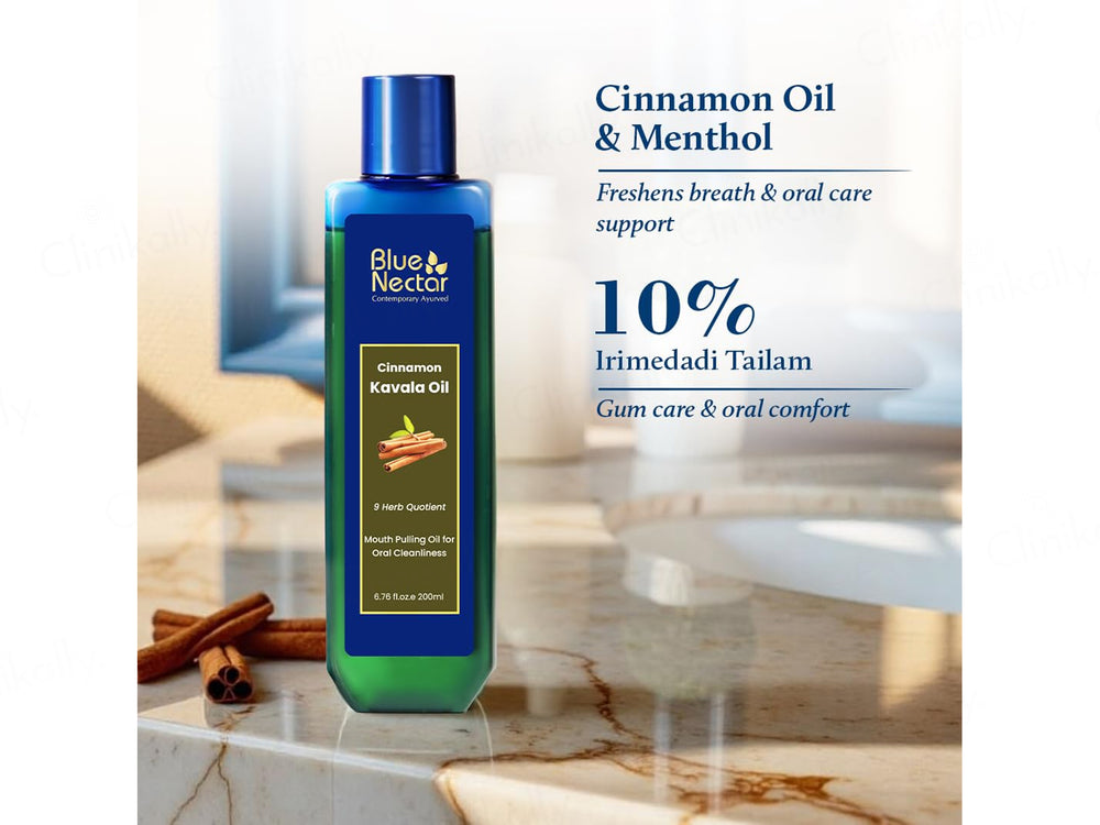 Blue Nectar Cinnamon Kavala Mouth Pulling Oil