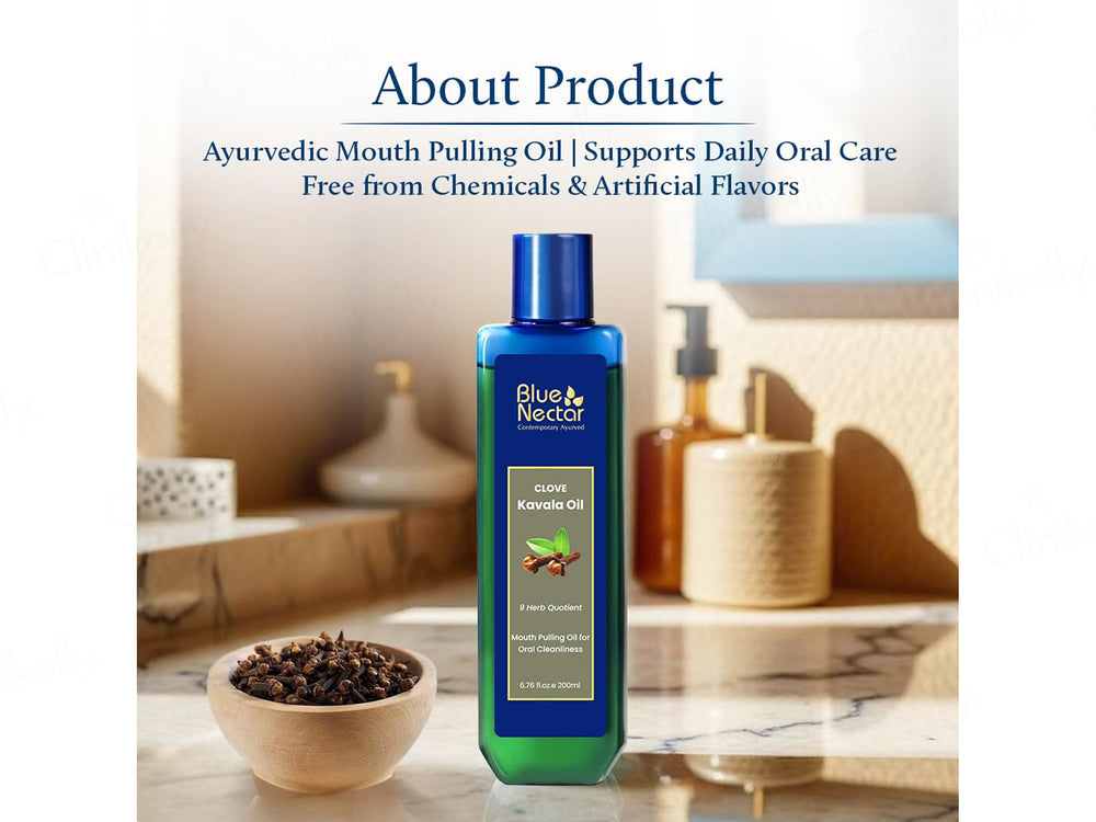 Blue Nectar Clove Kavala Mouth Pulling Oil