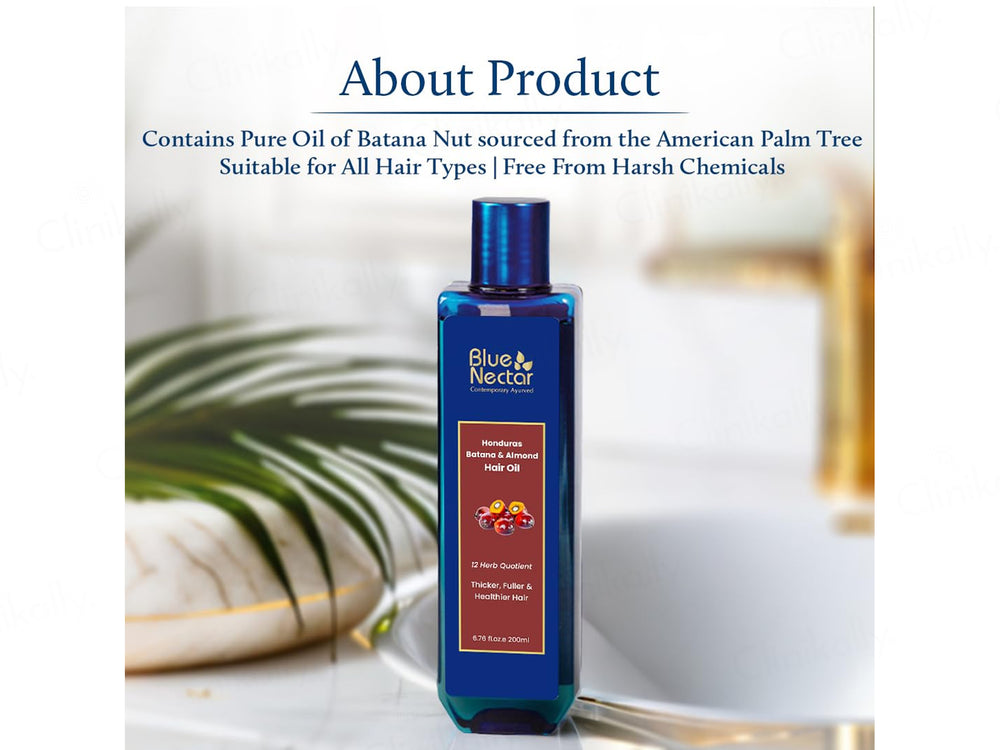 Blue Nectar Honduras Batana & Almond Hair Oil