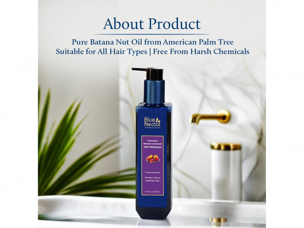 Blue Nectar Honduras Batana & Almond Hair Shampoo