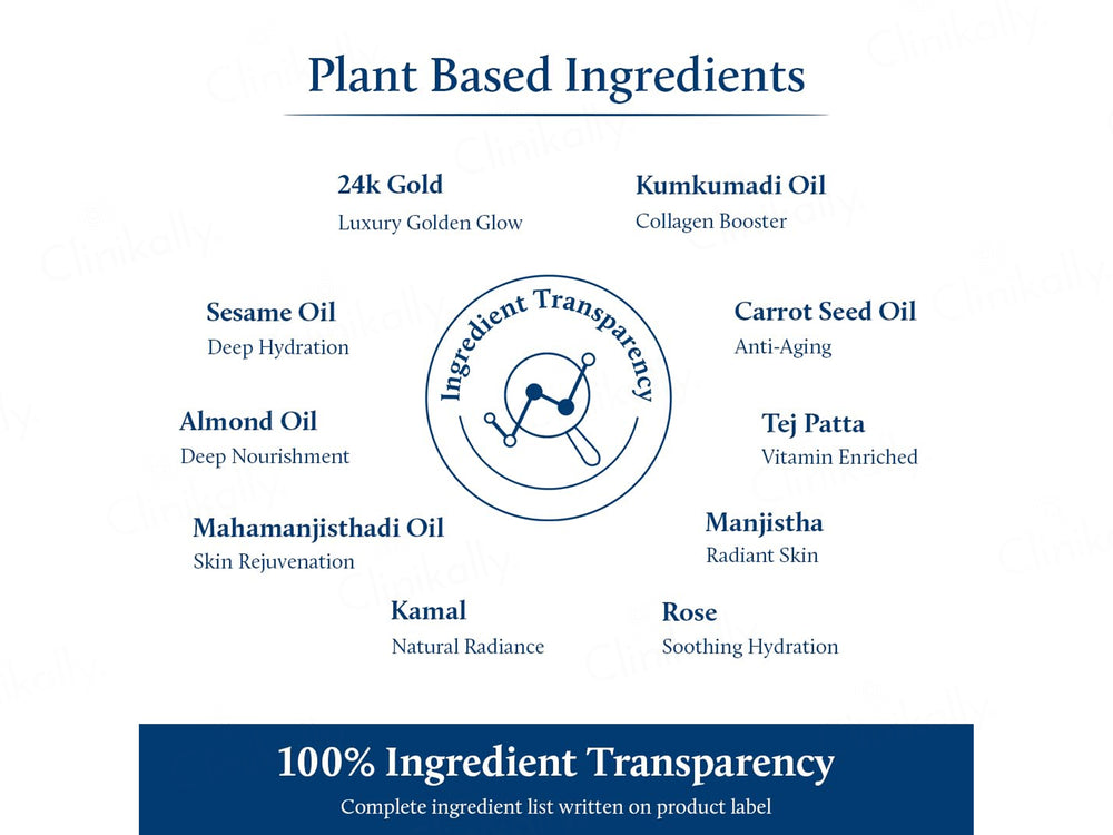 Blue Nectar Kumkumadi 24K Gold Face Serum