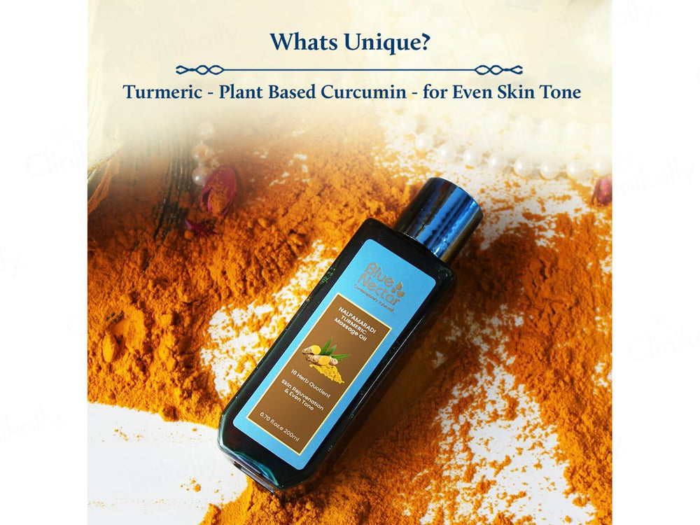 Blue Nectar Nalpamaradi Turmeric Massage Oil