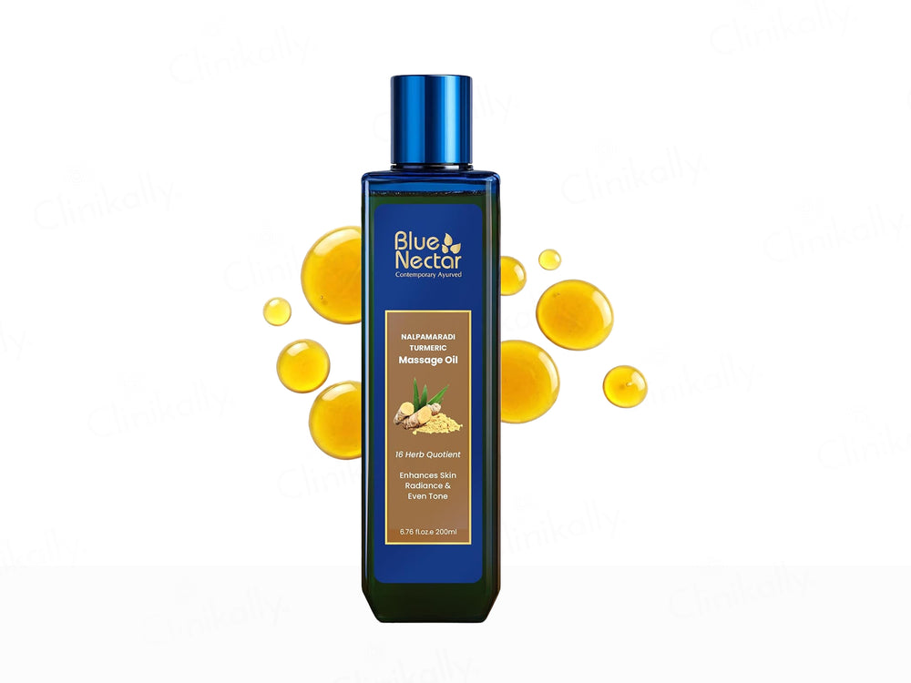Blue Nectar Nalpamaradi Turmeric Massage Oil