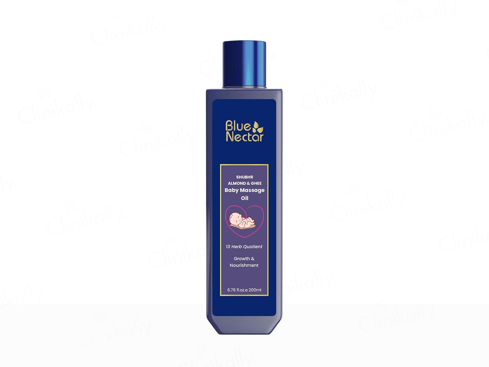 Blue Nectar Shubhr Almond & Ghee Baby Massage Oil
