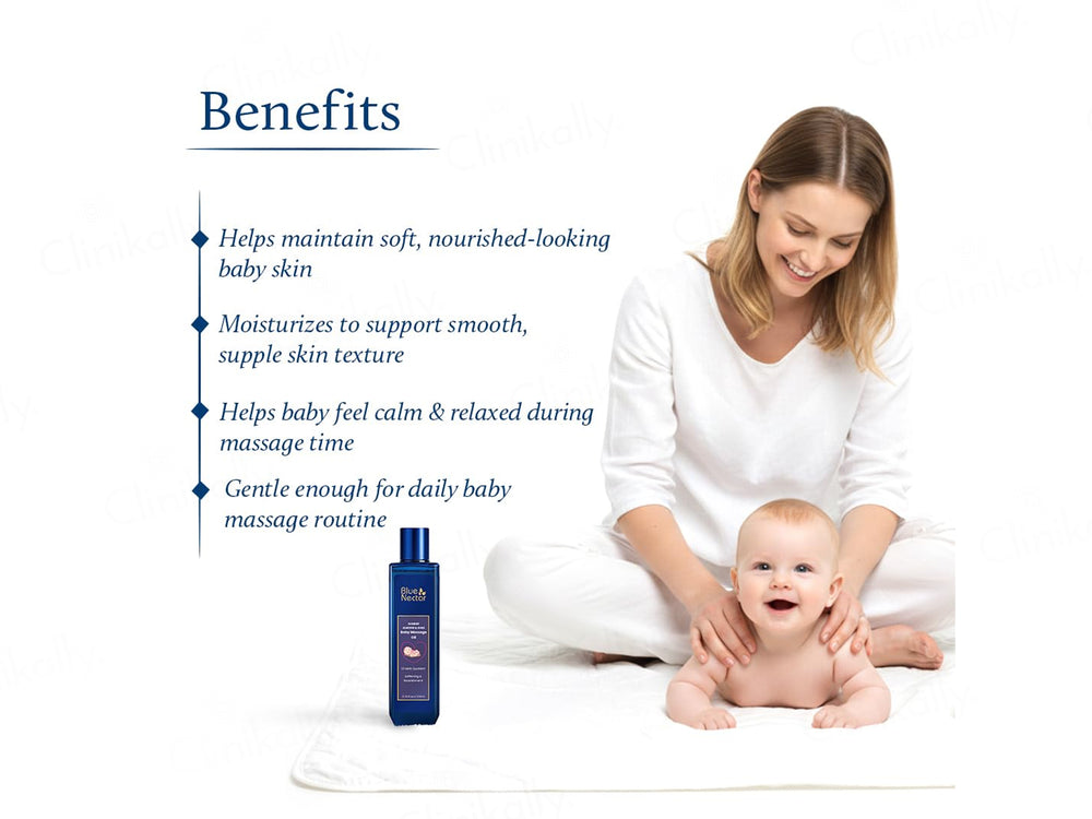 Blue Nectar Shubhr Almond & Ghee Baby Massage Oil