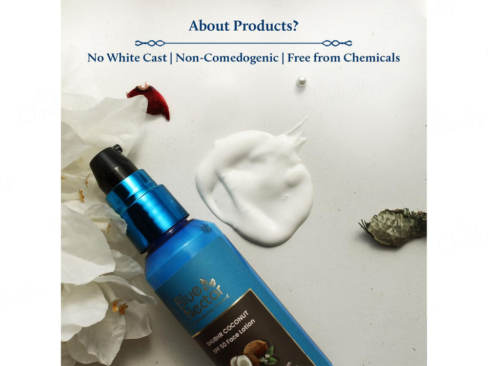 Blue Nectar Shubhr Coconut Face Lotion SPF 50