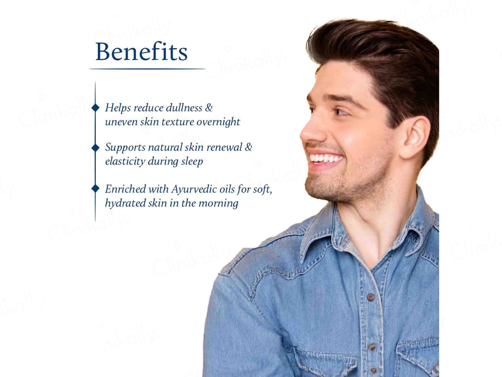 Blue Nectar Shubhr Kumkumadi Night Cream For Men