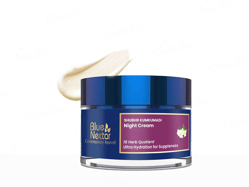 Blue Nectar Shubhr Kumkumadi Night Cream For Women