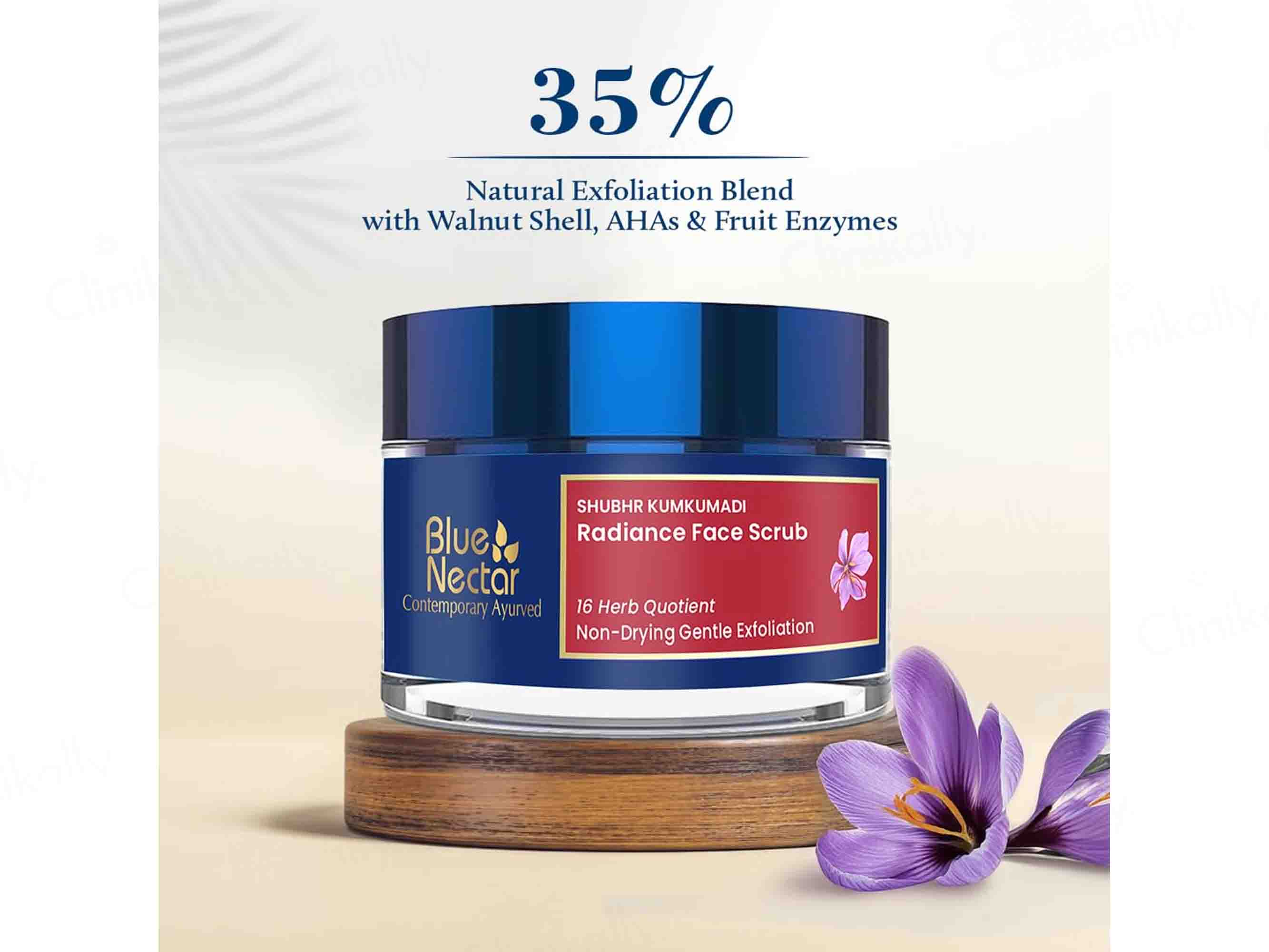 Blue Nectar Shubhr Kumkumadi Radiance Face Scrub