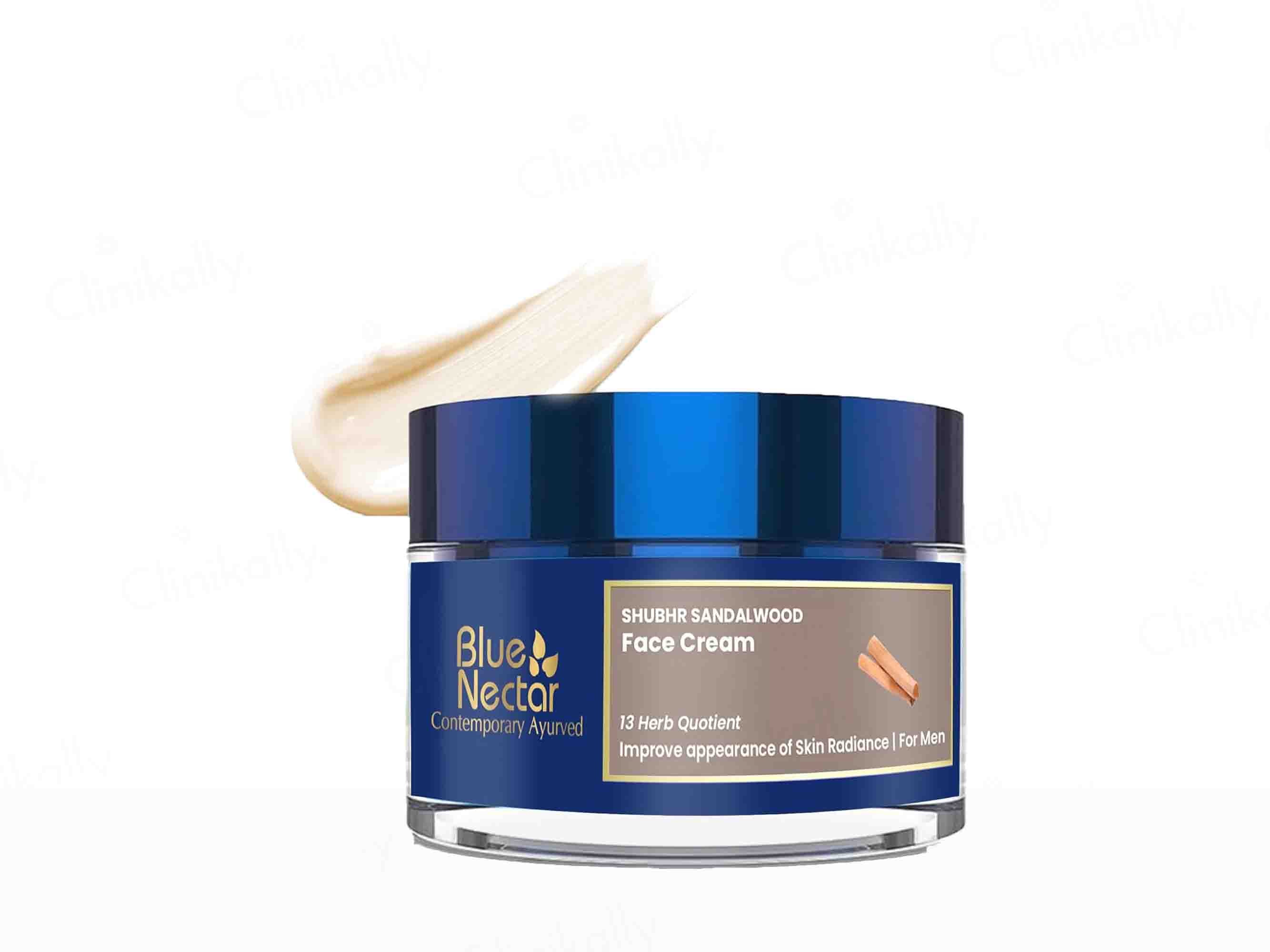 Blue Nectar Shubhr Sandalwood Face Cream For Men