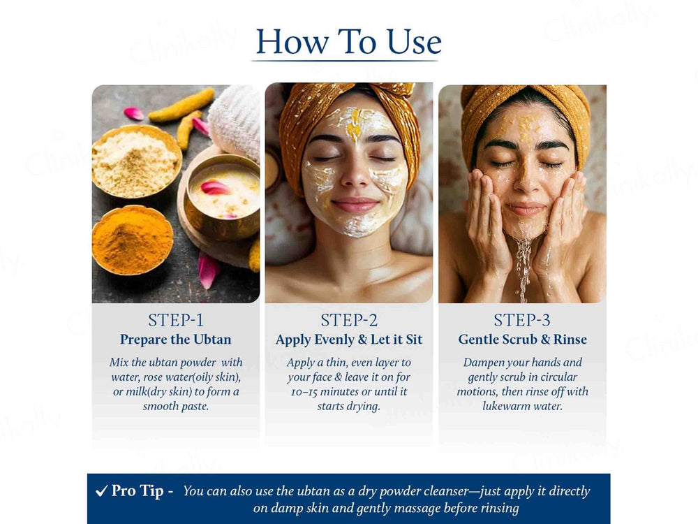 Blue Nectar Shubhr Turmeric Star Anise Ubtan Powder Face Pack
