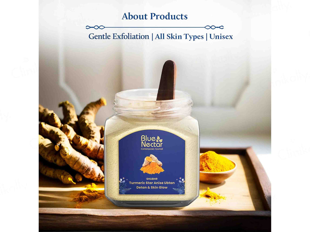 Blue Nectar Shubhr Turmeric Star Anise Ubtan Powder Face Pack