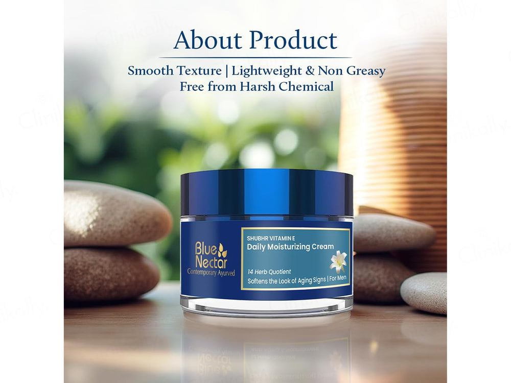 Blue Nectar Shubhr Vitamin E Daily Moisturizing Cream For Men