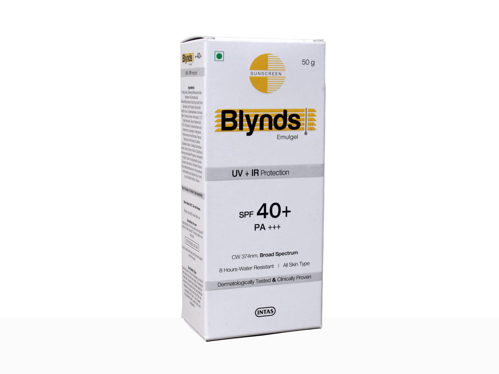 Blynds Emulgel Sunscreen SPF 40+ PA+++ - Clinikally