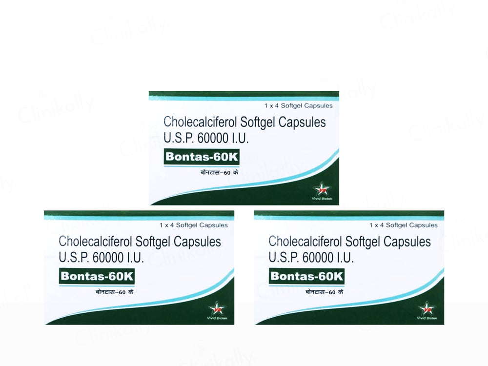 Bontas-60K Cholecalciferol Softgel Capsule