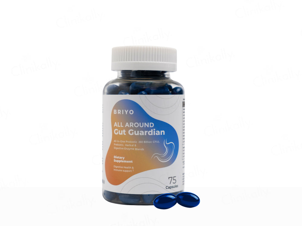 Briyo All Around Gut Guardian 60 Billion CFU Dietary Supplement Capsule