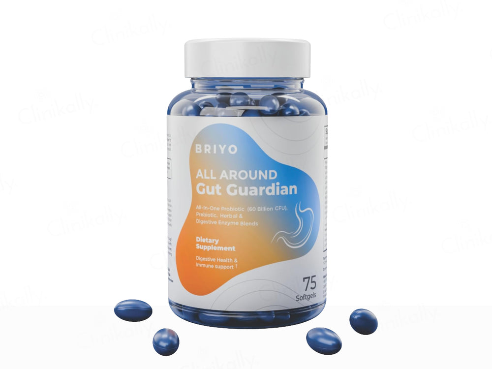Briyo All Around Gut Guardian 60 Billion CFU Dietary Supplement Capsule