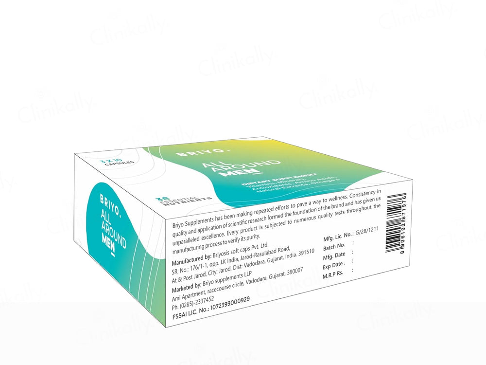 Briyo All Around Men Dietary Supplement Capsule