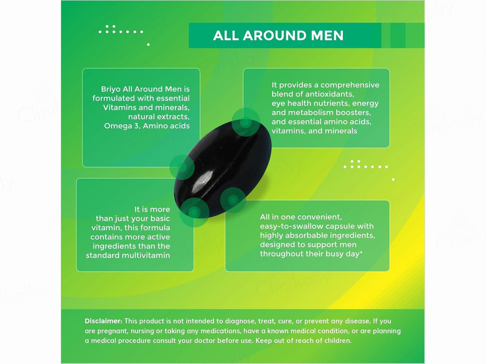 Briyo All Around Men Dietary Supplement Capsule