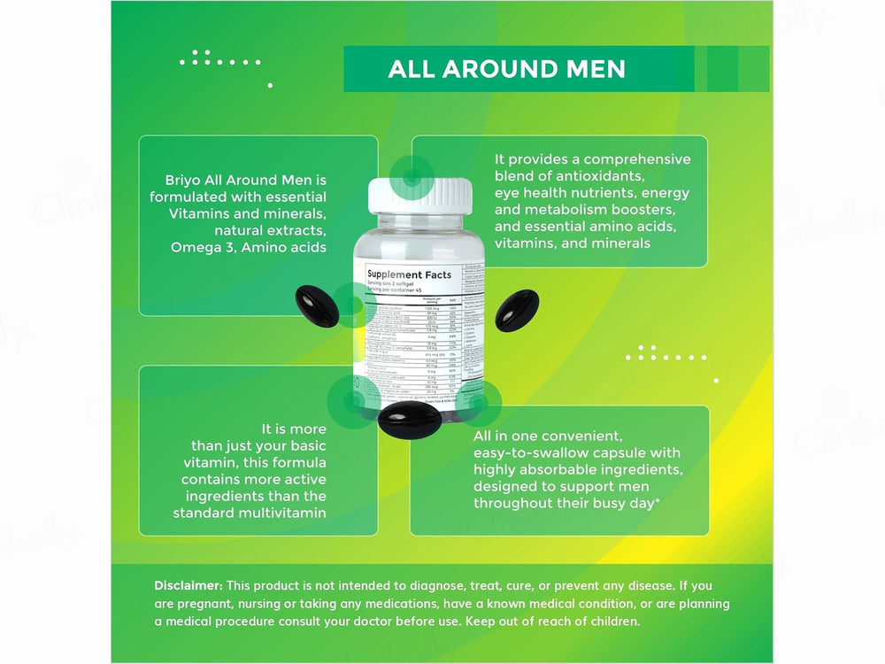 Briyo All Around Men Dietary Supplement Capsule