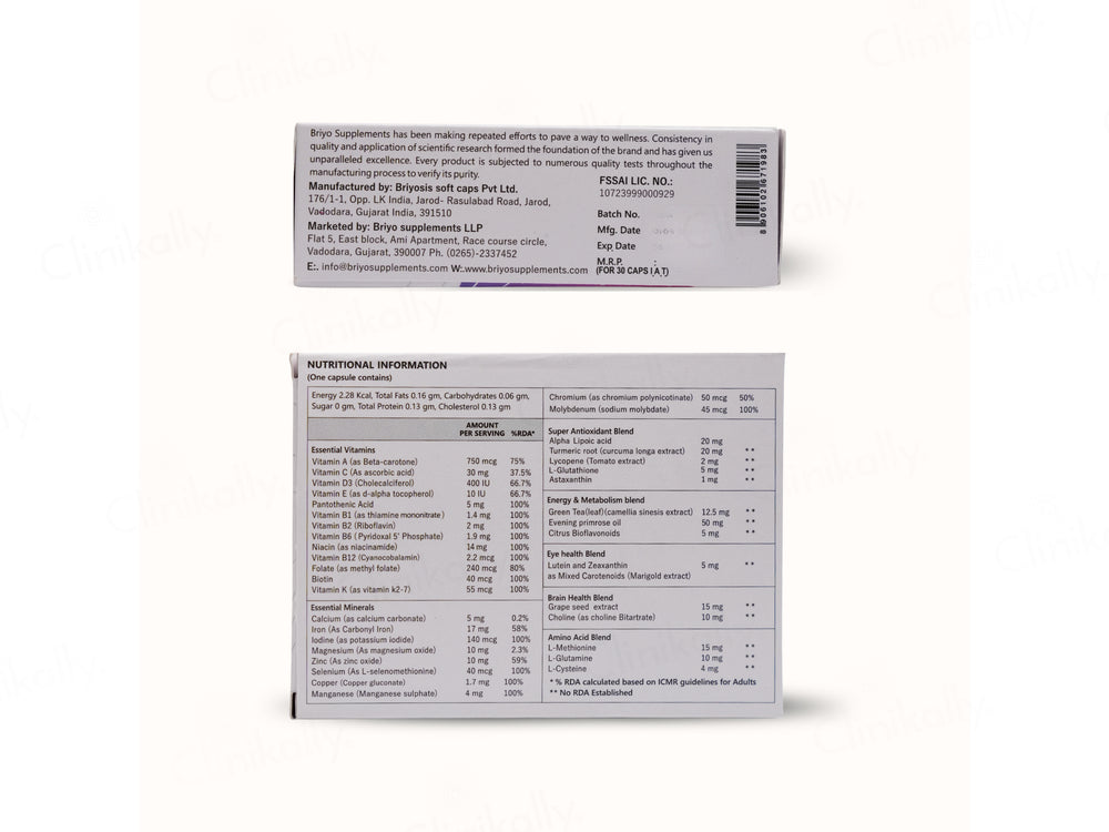 Briyo All Around Women Dietary Supplement Capsule