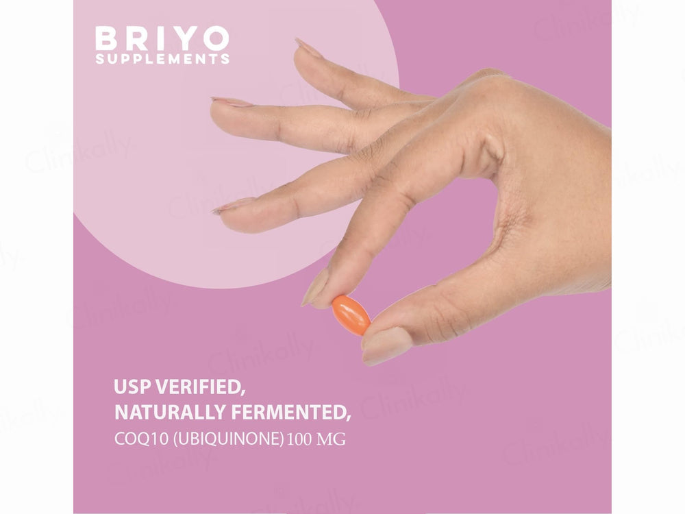 Briyo Coenzyme Q10 200 mg Dietary Supplement Capsule