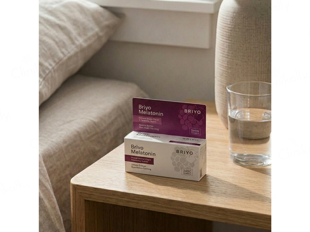 Briyo Melatonin 3 mg Chewable Tablet - Natural Grape Flavour