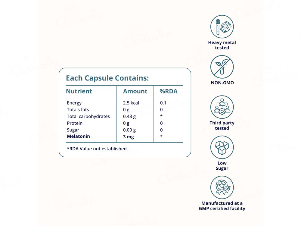 Briyo Melatonin 3 mg Chewable Tablet - Natural Grape Flavour
