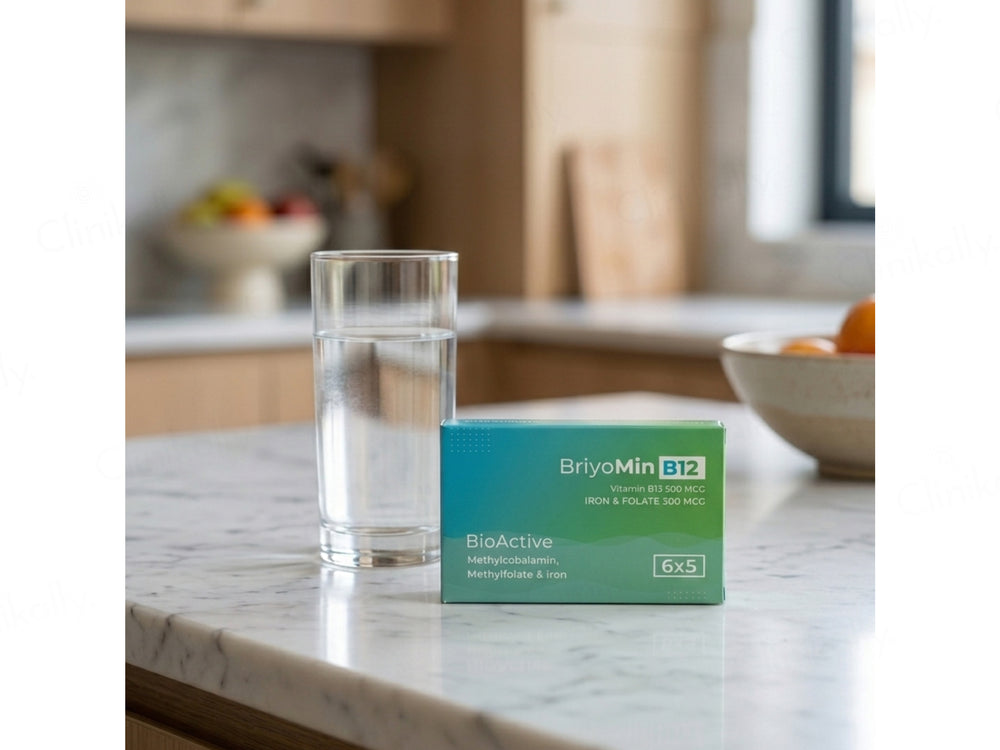 Briyo Min B12 Bio Active Vitamin B12 500 mcg Capsule