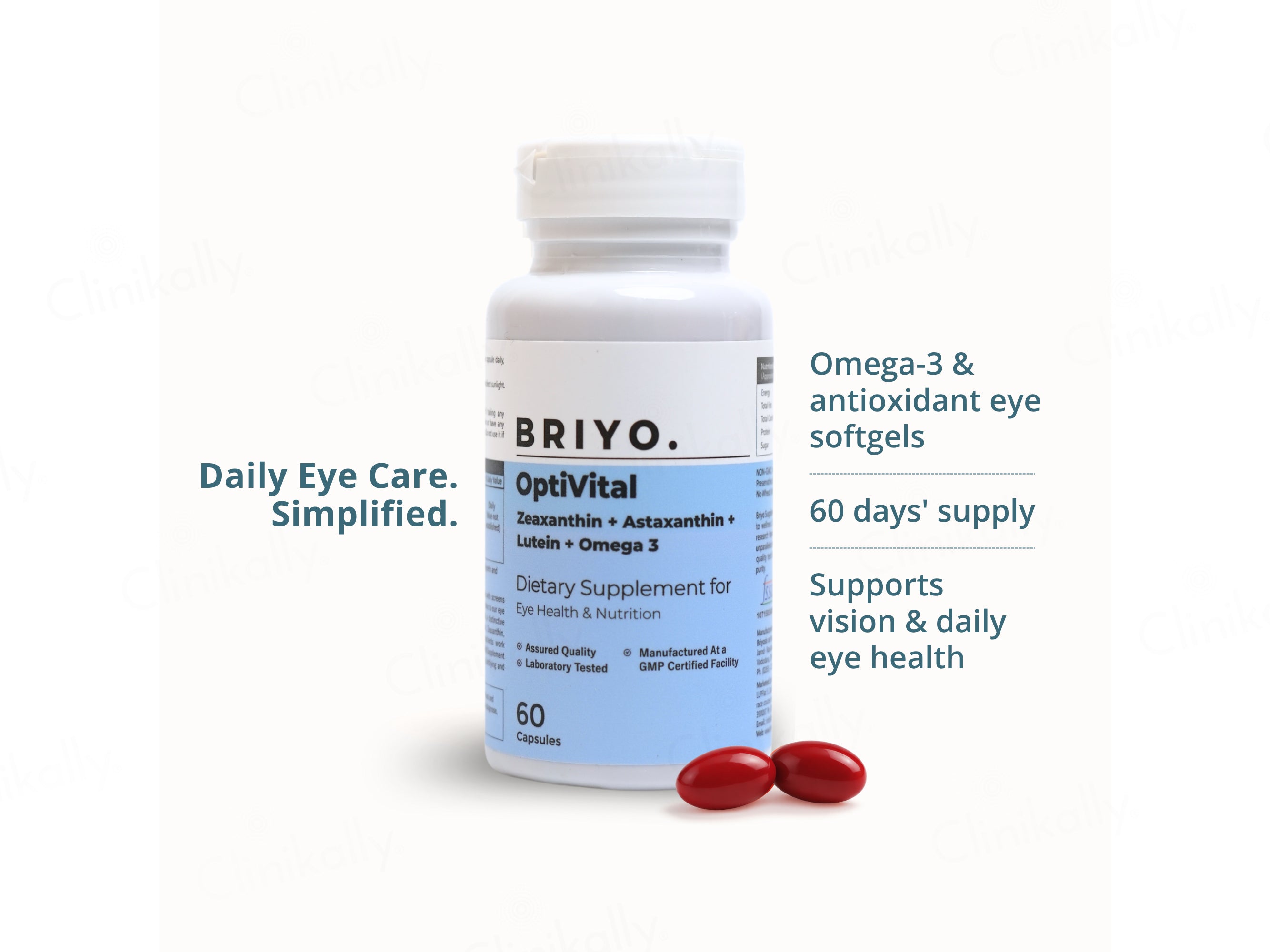 Briyo Optivital Eye Health Supplement Capsule