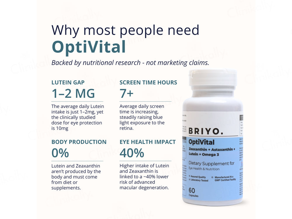 Briyo Optivital Eye Health Supplement Capsule