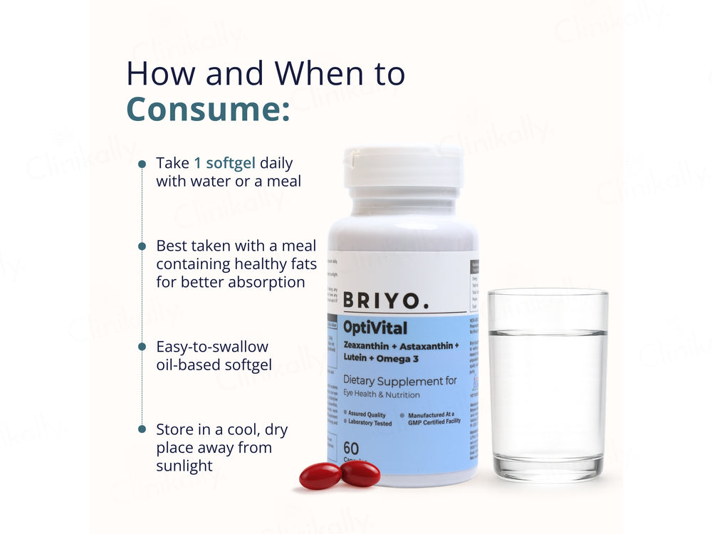 Briyo Optivital Eye Health Supplement Capsule