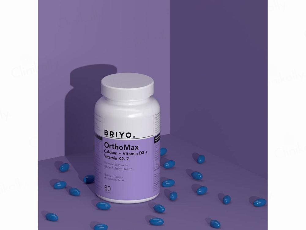 Briyo OrthoMax Dietary Supplement Softgel Capsule For Bone & Joint Health