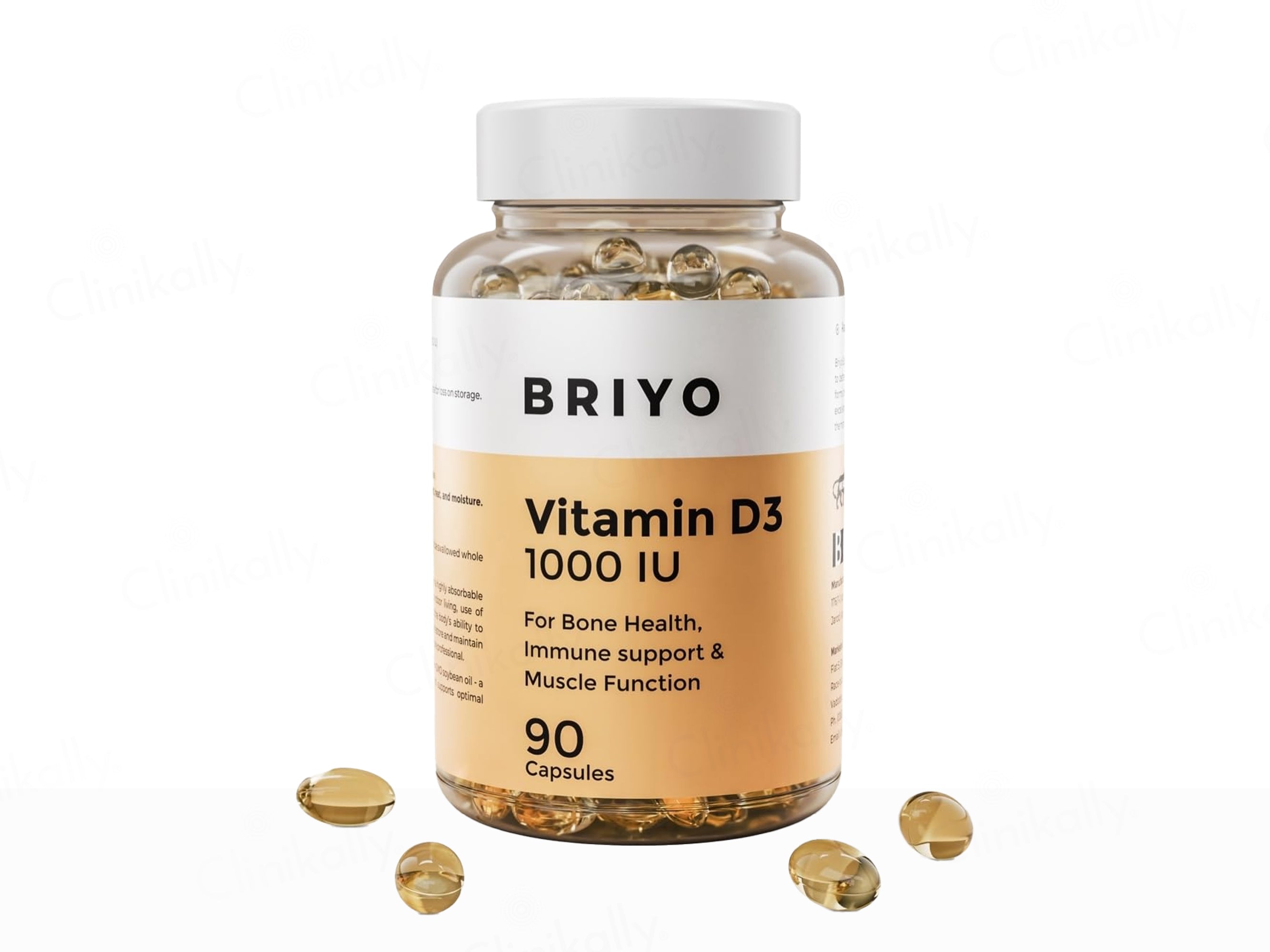 Briyo Vitamin D3 1000 IU Capsule