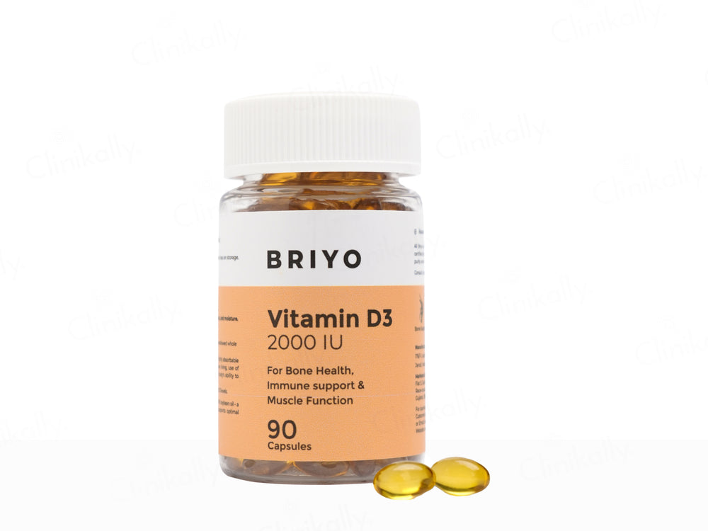Briyo Vitamin D3 2000 IU Capsule